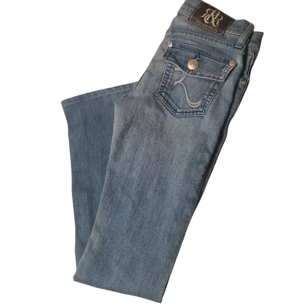 Rock & Republic Denim Jeans With Slightly Flared Bottoms